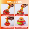 Wholesale street stall children's seven-color music flashing gyroscope, boys' spinning music, luminous electric transmitting gyroscope toys Specification image