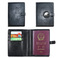 现货多功能PU皮rfid护照夹卡包airtag保护套旅行证件包卡套护照套图
