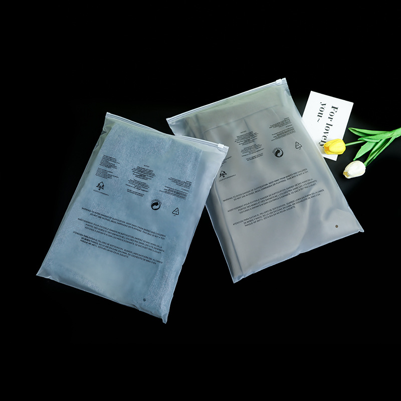 Warning Frosted Side Clear Warning Zipper Bag Eva Amazon Special Anti-Choking Application Scenario