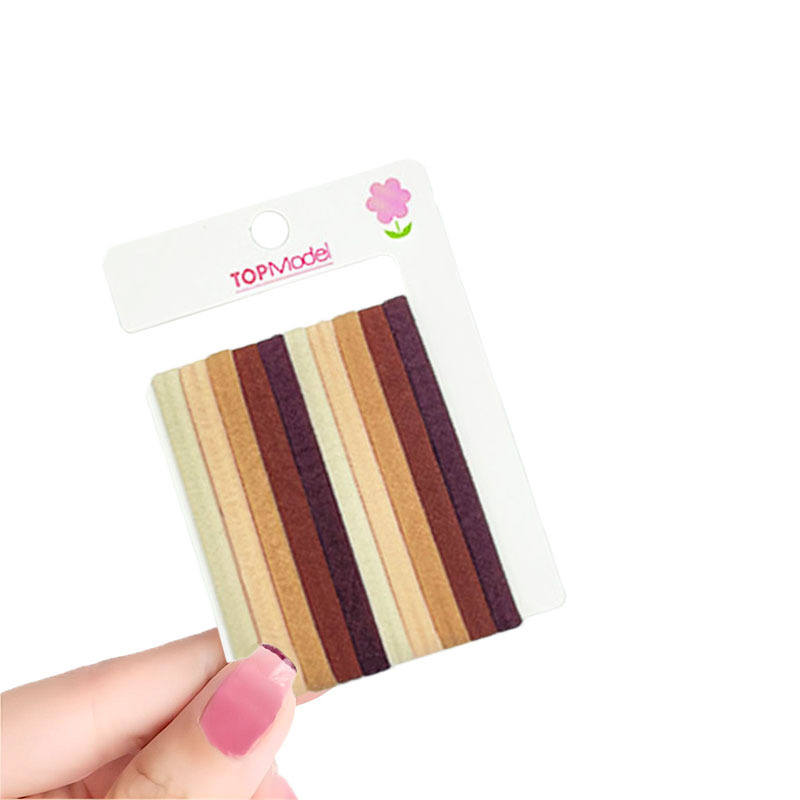Children's high-elasticity, high-end feel, no pain, durable, 10 clips of hair bands, summer accessories, black wholesale Application Scenario