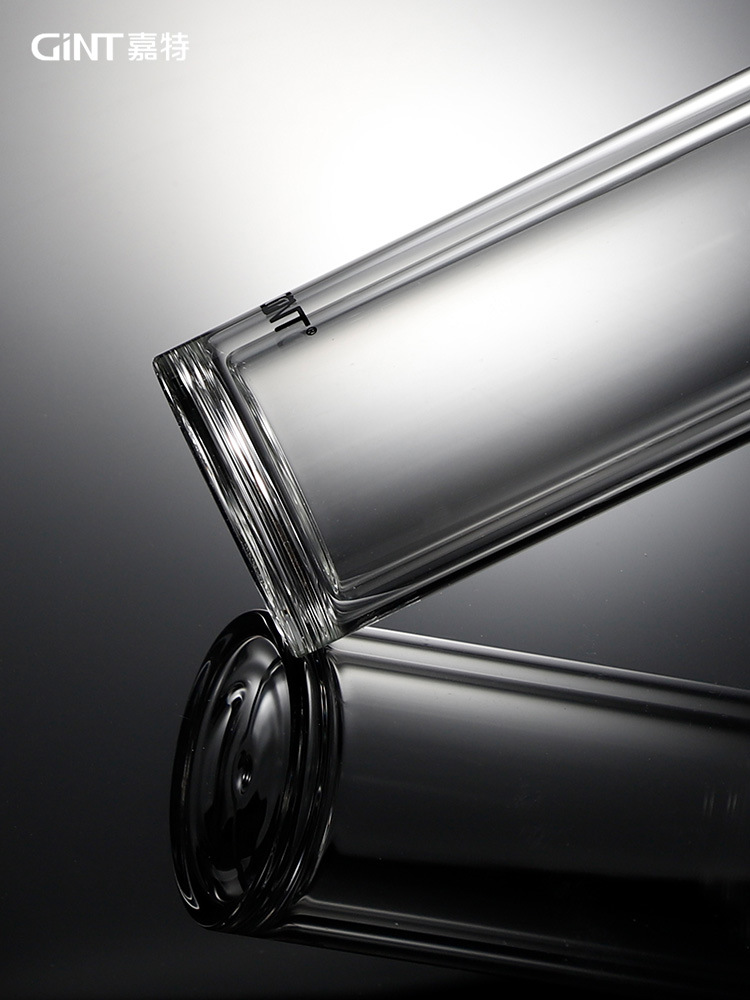 GINT Jiate double-layer glass cup, household tea cup, men's cup, high-end feel, tea and water separation, heat-resistant, explosion-proof and heat-insulating Application Scenario