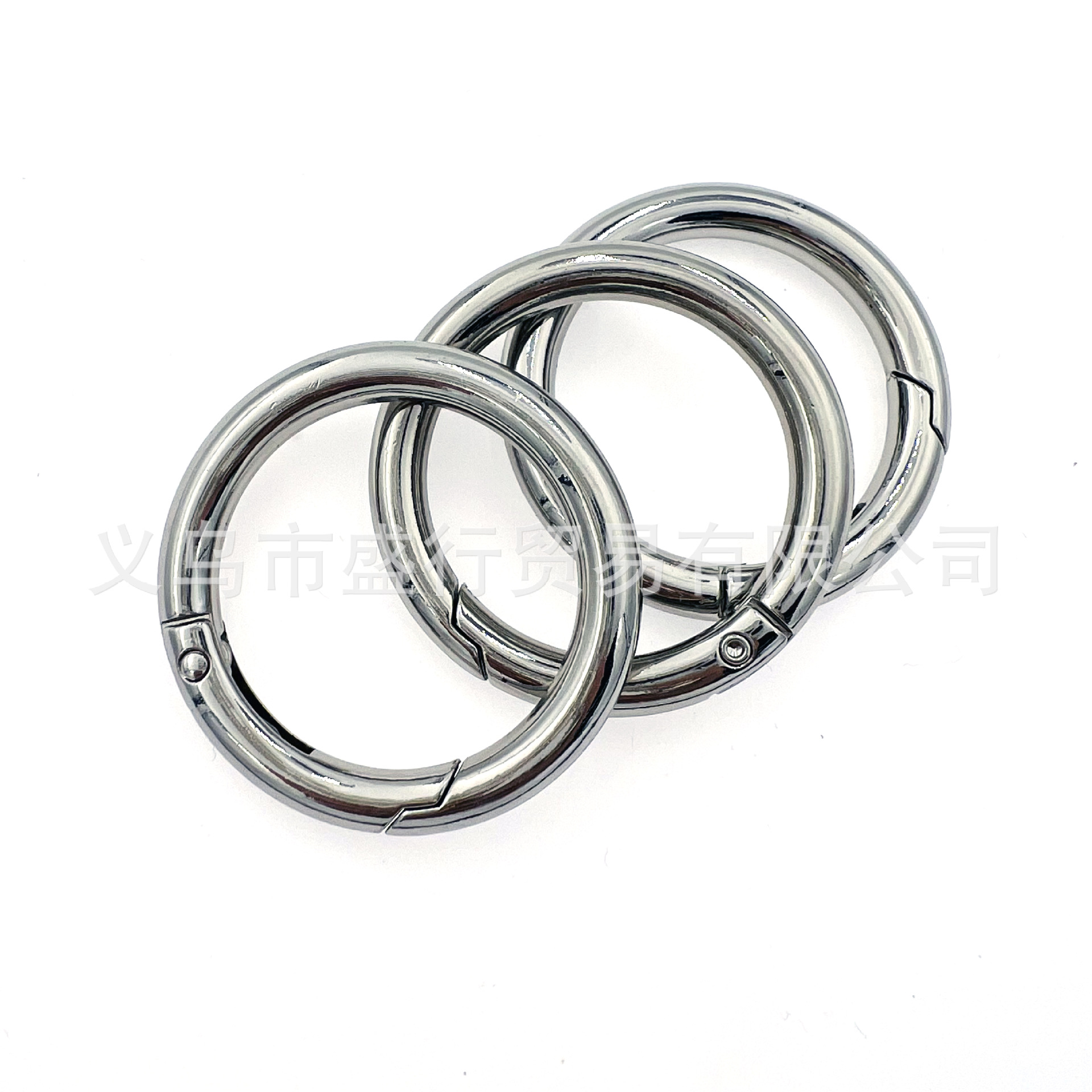 Manufacturers Cross Border Spring Ring Open Ring Key Chain Bag Accessories Mobile Phone Shell Snap Ring Spot Supply Specification drawing