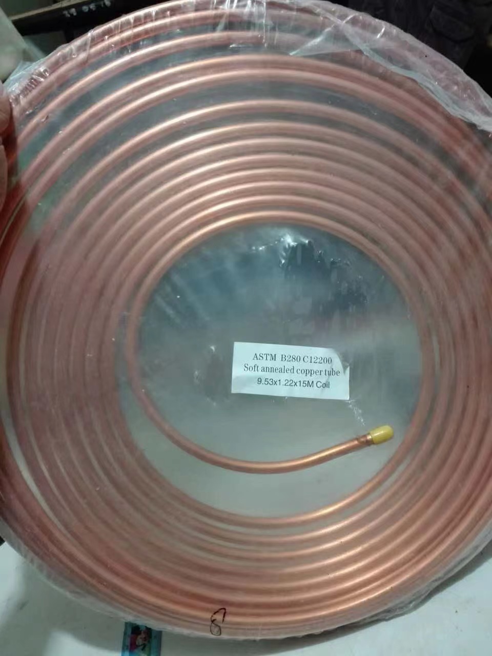 Copper-plated welded pipes, copper-plated steel pipes for refrigeration, copper-plated steel pipes for heaters. Welcome to call details Picture