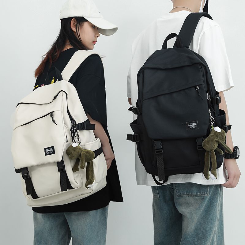 A large-capacity, simple computer backpack for male high school students, versatile computer bags for junior high school and college students, and travel backpacks details Picture