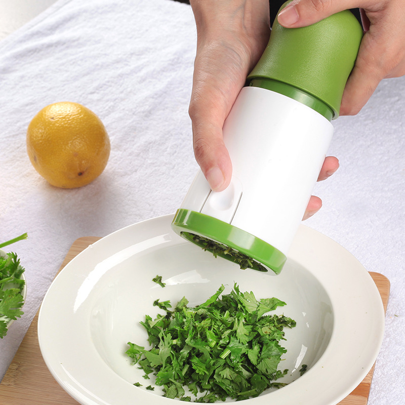 香菜叶碎菜器迷迭香切菜器厨房工具切碎器蔬菜研磨器空心面香菜器