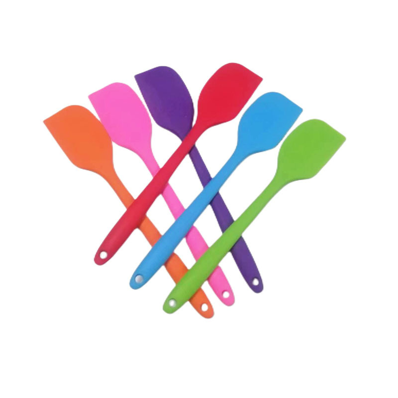 Large 28CM integrated heat resistant silicone spatula Cream mixing cake spatula Household baking tools details Picture