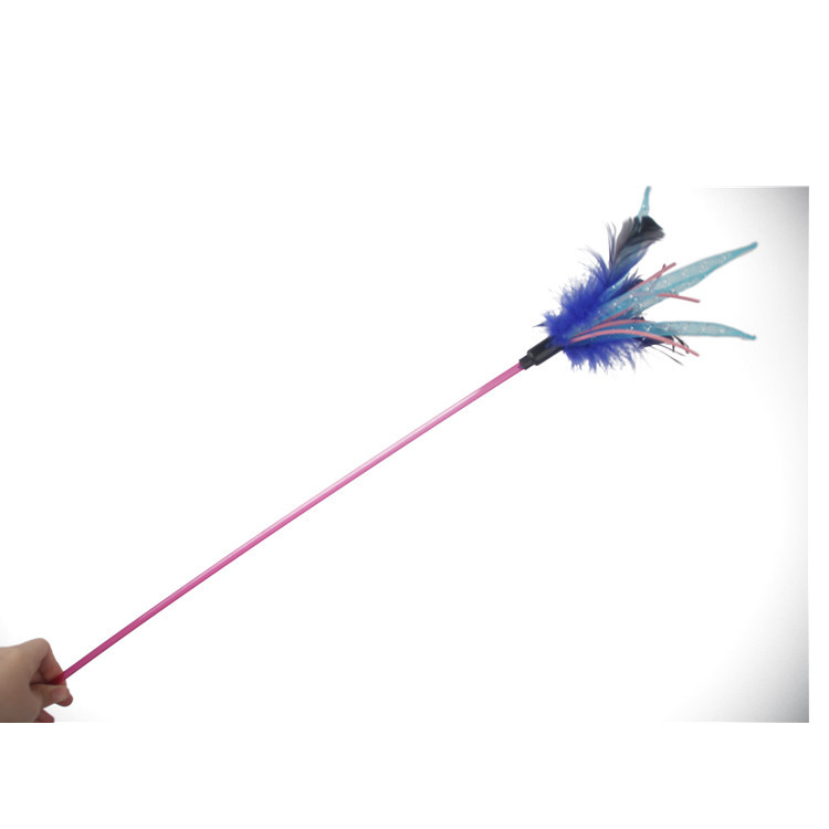 Nuevo en stock taquilla cat stick pet cat toys pluma bell cat cat interactive supplies fabricantes al por mayor crossover Item Picture