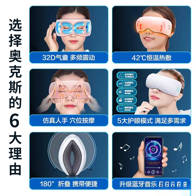 Oaks Eye Massage Device, eye care device, intelligent eye massage instrument, Steam New Year Gift Application Scenario