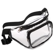 Cross-border transparent pvc cosmetic bag, travel and outdoor sports portable storage bag, waterproof, detachable and visible crossbody bag pic 13