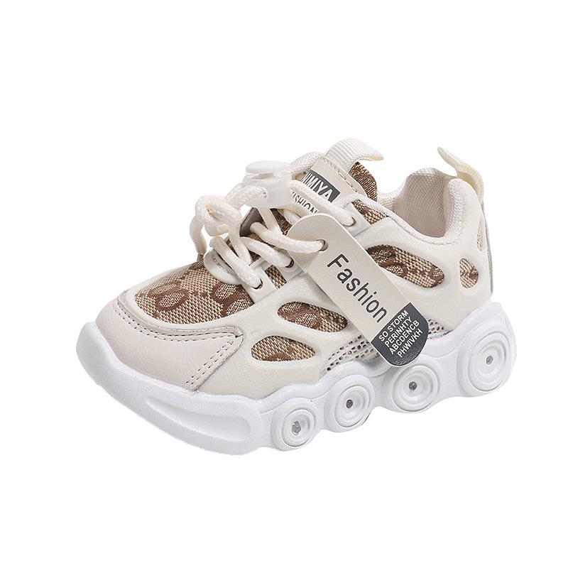 春秋新款LED灯鞋儿童鞋织带布面透气小童1-6岁发光鞋休闲运动鞋潮详情图5