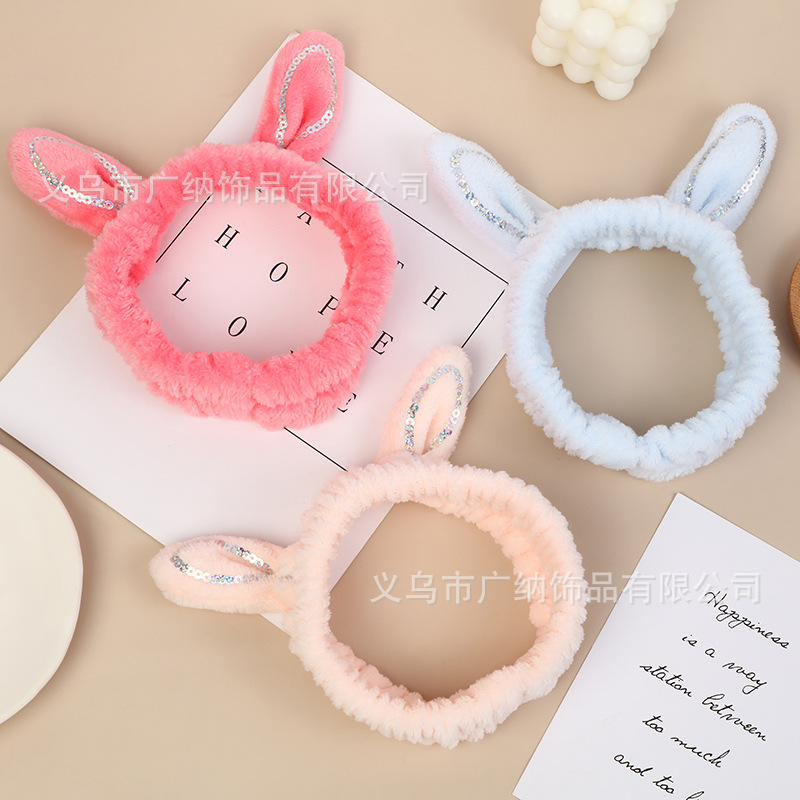 Bare Cartoon Move Long Fringe Pink Fresh Funny Polka Dot Zodiac Bow Loose Hair Accessories