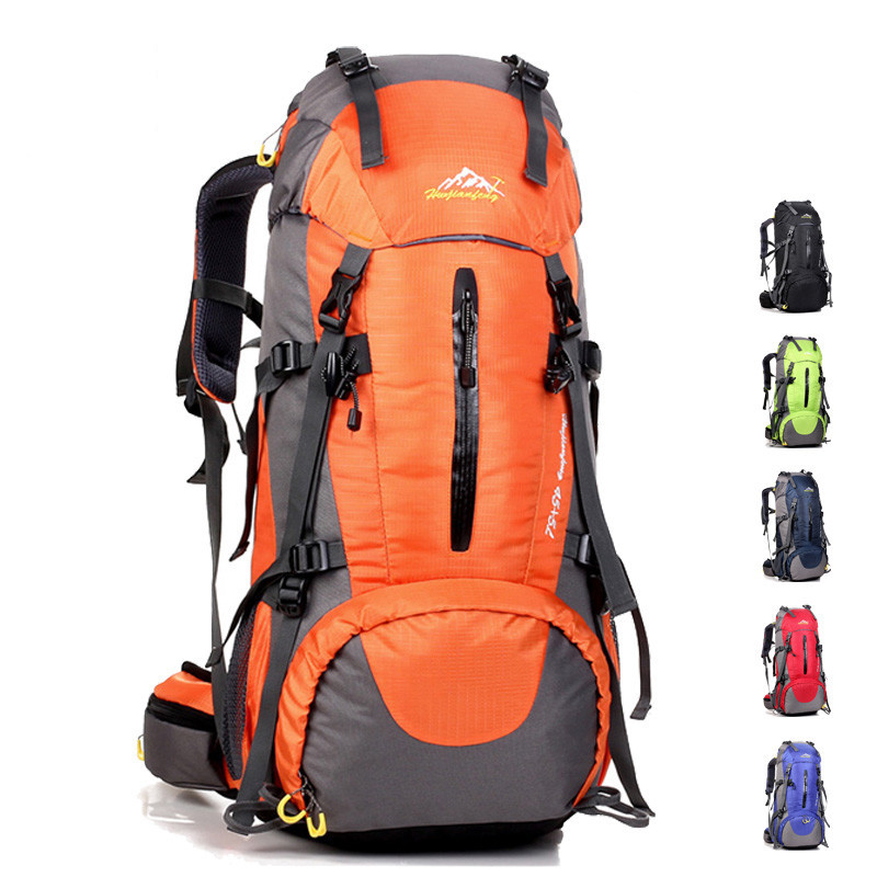 【 Global Selection 】 Cross-border large-capacity outdoor hiking bag, multi-functional nylon waterproof backpack, hiking backpack