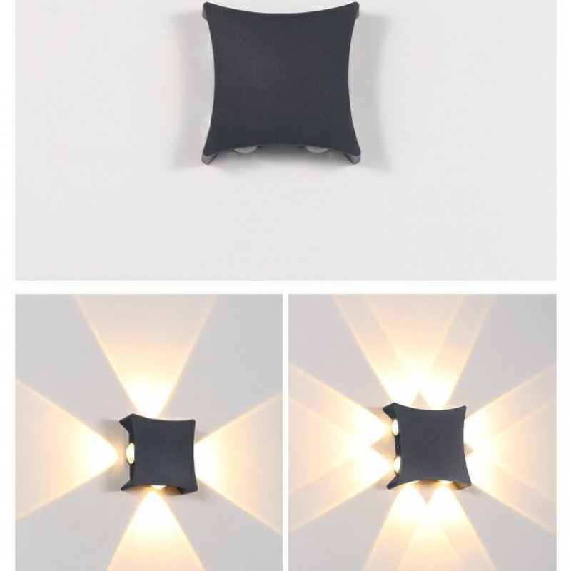 Simple wall lamp, living room background, modern bedside, corridor, staircase, hotel waterproof, indoor and outdoor corridor, courtyard, villa lamp Specification drawing
