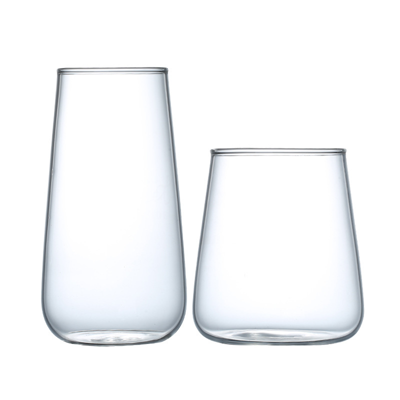 高硼硅玻璃水/玻璃杯白底实物图