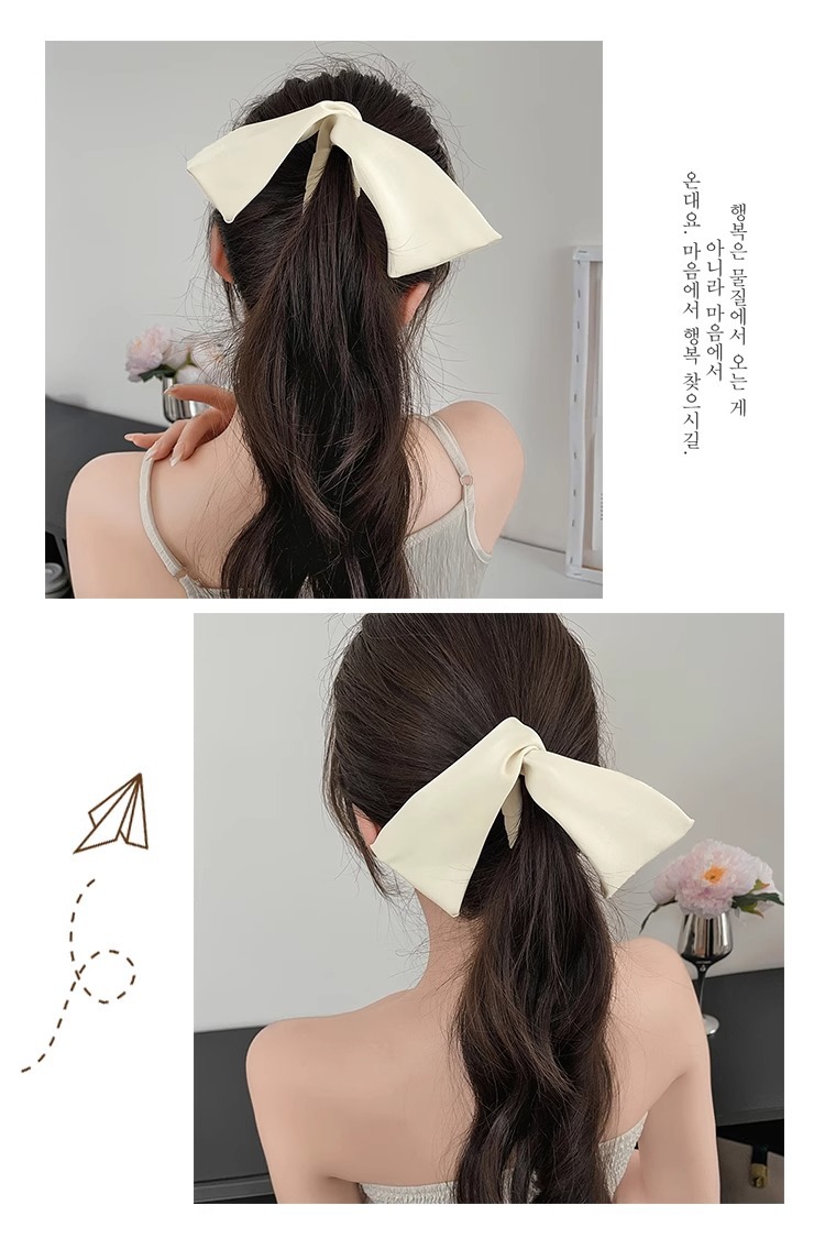 韩版高级感缎面气质兔耳朵香蕉夹竖夹2025新款高档后脑勺抓夹发夹详情17