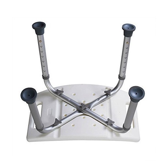 Anti-slip aluminum alloy bath chair for the elderly, adjustable height bath stool for the disabled, specially provided for foreign trade Specification image