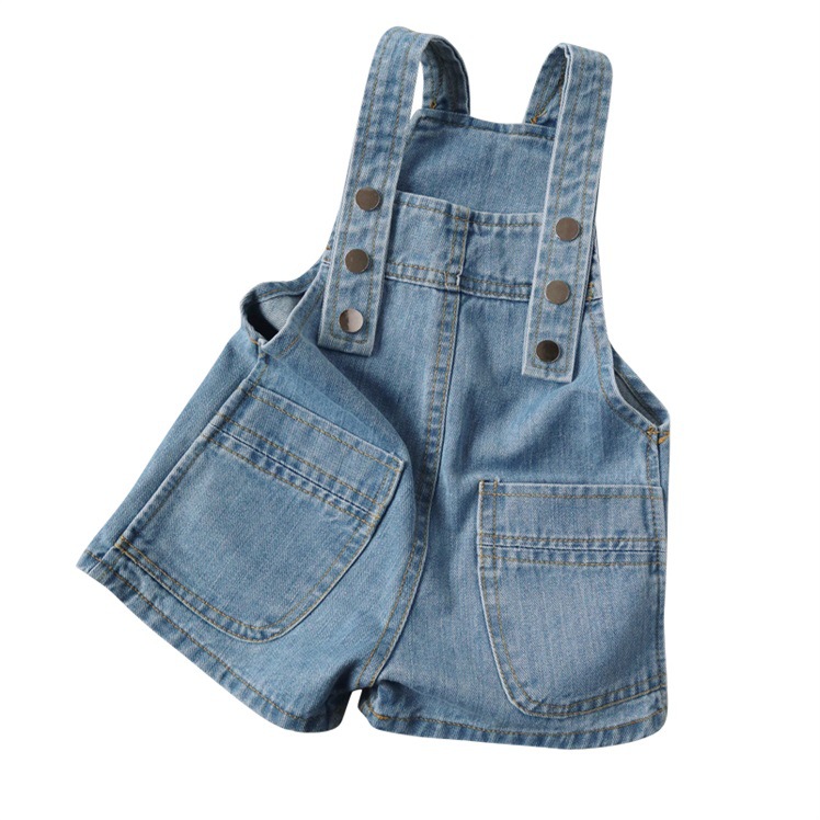 【 Pick Up 】 Korean baby and children's denim overalls and shorts for spring and summer, new styles of casual pants for boys, girls and babies Item Picture