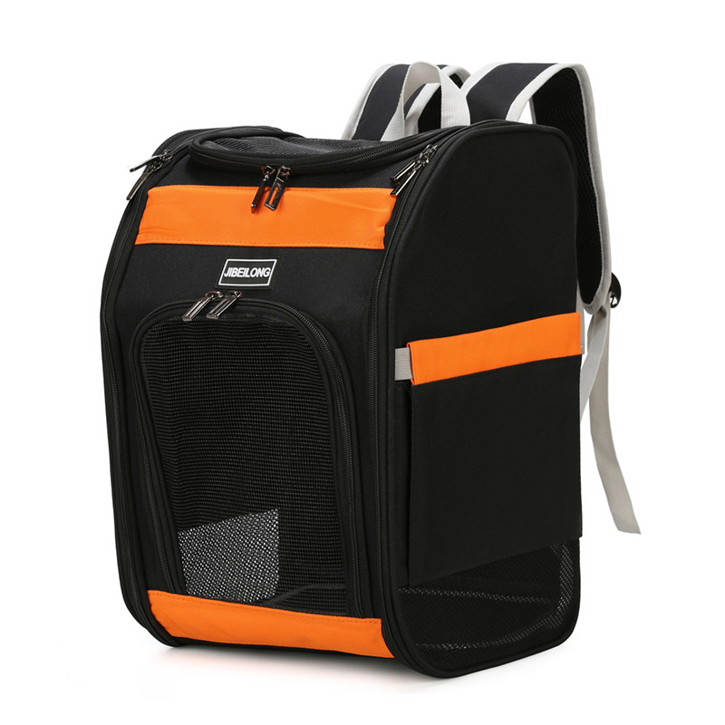 Cat bag, canvas double-shoulder cat backpack, large-capacity cat bag, chest portable pet bag for going out, space pet cabin dog bag Application Scenario