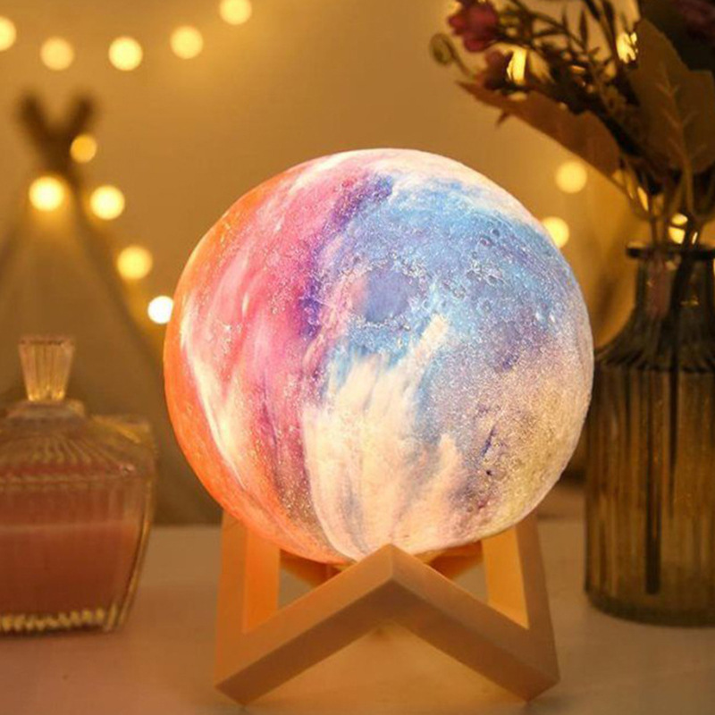 Creative Moon Light Bluetooth Speaker Wireless Creative Decoration Dazzling Sound Atmosphere Night Light New Foreign Trade Gifts
