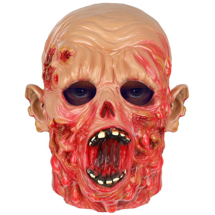 The manufacturer has in stock cross-border Halloween horror latex masks, headgear, haunted house party and zombie props, which are selling well in foreign trade Application Scenario