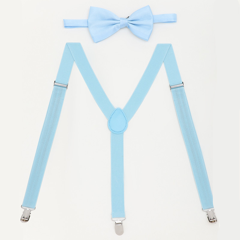Fashion Suspenders Clip Colorful Printed Bow Multi-Choice Adult Men And Women Manufacturers Straight Hair Suit Suspenders Application Scenario