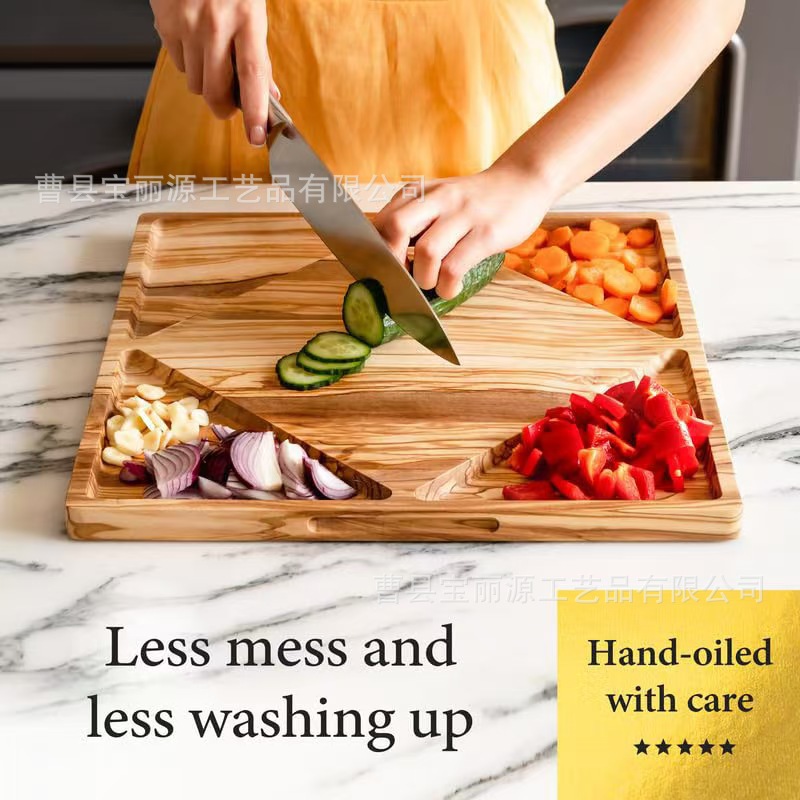 跨境木质家用厨房双面砧板芝士板餐盘菜板熟食板木制面包零食盘