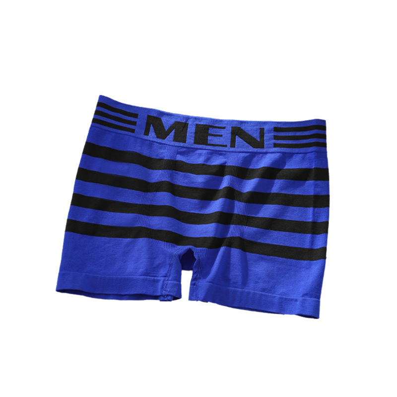 Wholesale Men's Underwear Seamless Boxers Thin Breathable Elastic Underwear Quick Dry Comfortable Sports Boxers Item Picture