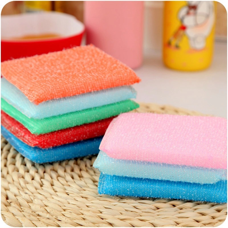 Washing King, Dishwashing Sponge, Household Dishwashing Cloth, Kitchen Cleaning Sponge Block, Cookware Washing Sponge, Scouring Pad details Picture