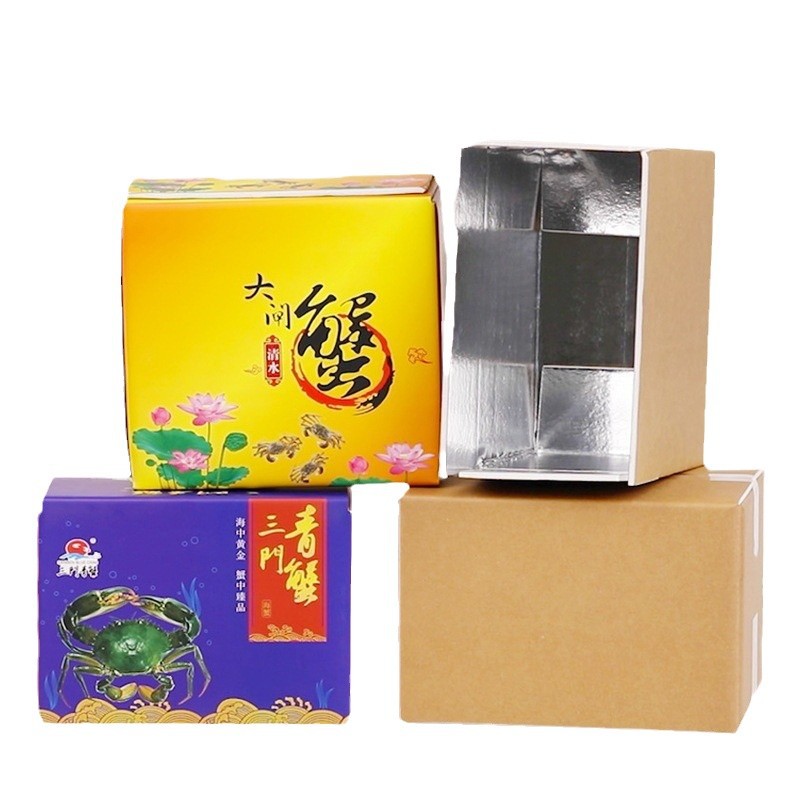 Aluminum foil cartons, direct sales from Hehong factory, foam boxes, insulated cartons, express delivery and takeout packaging, refrigerated transportation wholesale Item Picture