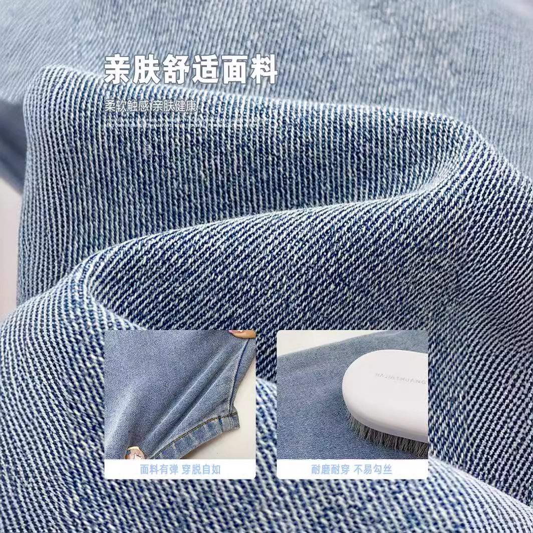 Boys' five-inch pants 2024 Summer new style Children's Haima family jeans Korean version shorts Midpants Light and trendy Specification image