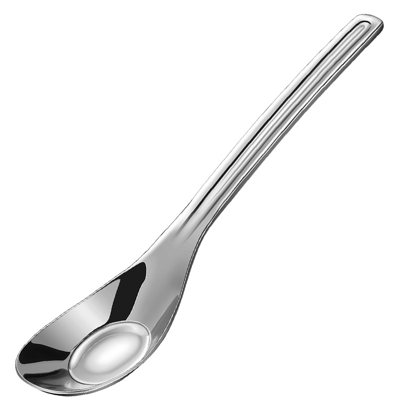316 stainless steel spoon, high appearance level, creative children's cute treasure spoon, home use for feeding babies, deep spoon Item Picture