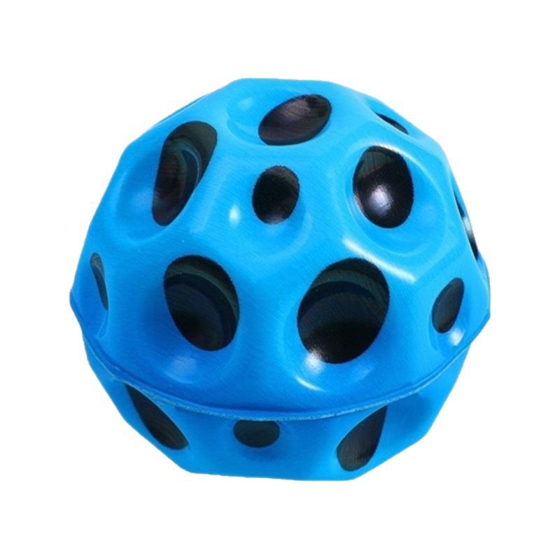 Wholesale of foreign trade cross-border elastic balls, 6.3cm and 7.0cm high resilience PU hole balls, pressure-reducing rubber balls and outdoor products Item Picture