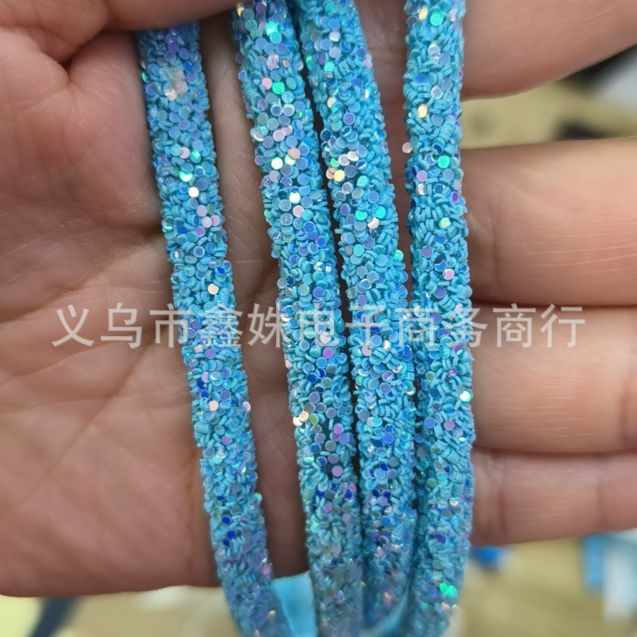 AB tiras lentejuelas tiras adhesivas taladros cuentas tiras largas planchas decoraciones DIY accesorios para el pelo Item Picture