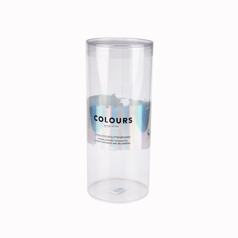 Customized sanitary bristle roller pet cylinder packaging pencil round pen pet packaging cylinder transparent pvc cylinder Application Scenario