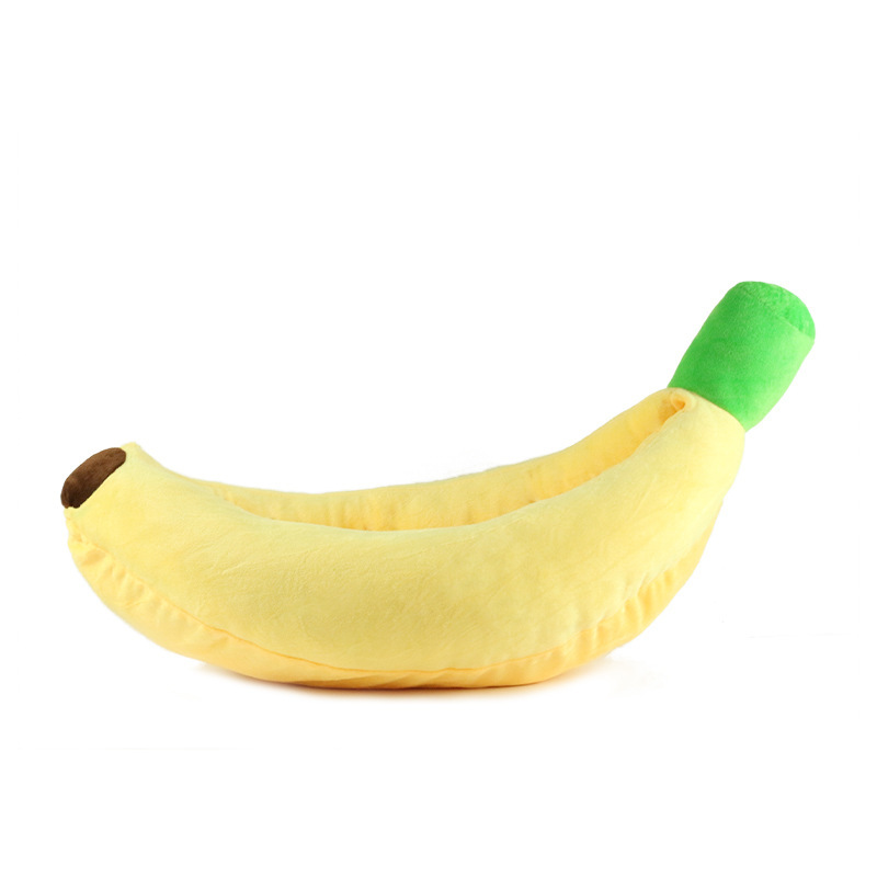 Banana Boat cat bed, pet cat and dog bed mat, soft, comfortable and warm. Wholesale of cat beds, dog beds and pet supplies Item Picture