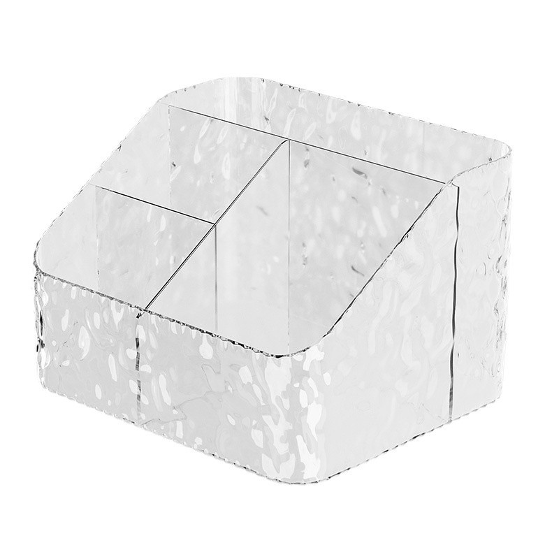Cosmetics storage box, light luxury transparent acrylic desktop organization box, skin care products storage box, large-capacity storage box Item Picture
