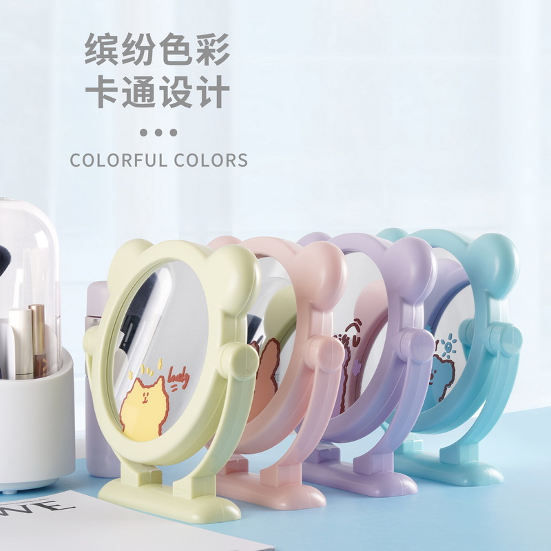 卡通印花台式/化妆镜/台式镜产品图