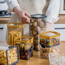 Yimejia kitchen sealed tank storage box Household plastic dry goods storage tank grains and grains food storage tank