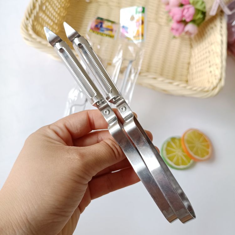 【 Zone 2-10 】【 Pointed Head 】 Steel-handled toothbrush planer 2000 yuan per box, pointed head serrated peeler, just peeler, potato and fruit peels 1 yuan 2 yuan wholesale supply Specification image