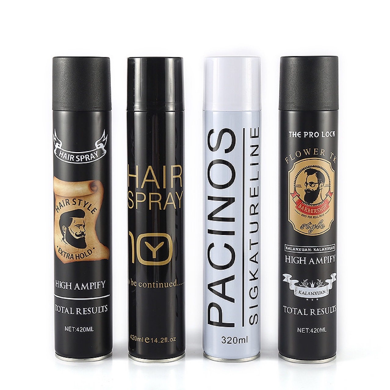 420ML hair gel for men's spray, dynamic gel, matte water, Super hard styling spray, exclusively for foreign trade
