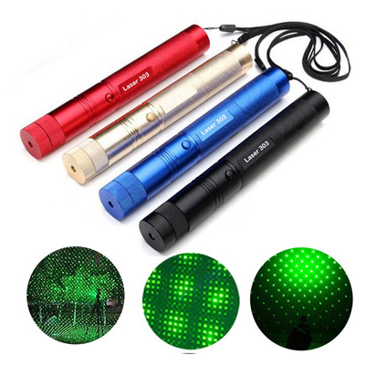 Mingxin Flashlight Cross-border MX-303 Green Laser Starry Sky Laser Light Sales Model, Teaching Pointer, Laser Light Specification image