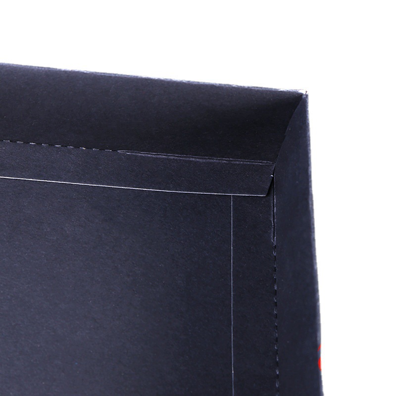 定制牛皮纸天地盖礼盒长方形服装礼品包装盒黑色瓦楞彩盒印刷详情图5
