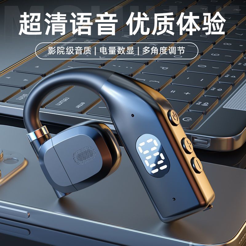 Amazon's best-selling wireless Bluetooth headphones for business driving, with large battery capacity and digital display, are over-ear sports headphones Application Scenario