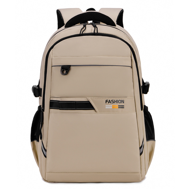 2025 New stylish and simple student version schoolbag, large-capacity backpack, Korean-style computer bag, casual travel backpack Specification image