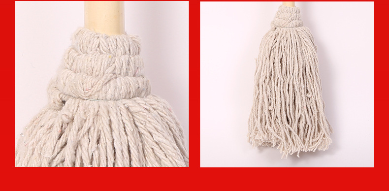 批发棉线吸水拖把 墩布手洗拖布平板拖把 平拖宽头加长杆大拖把详情19