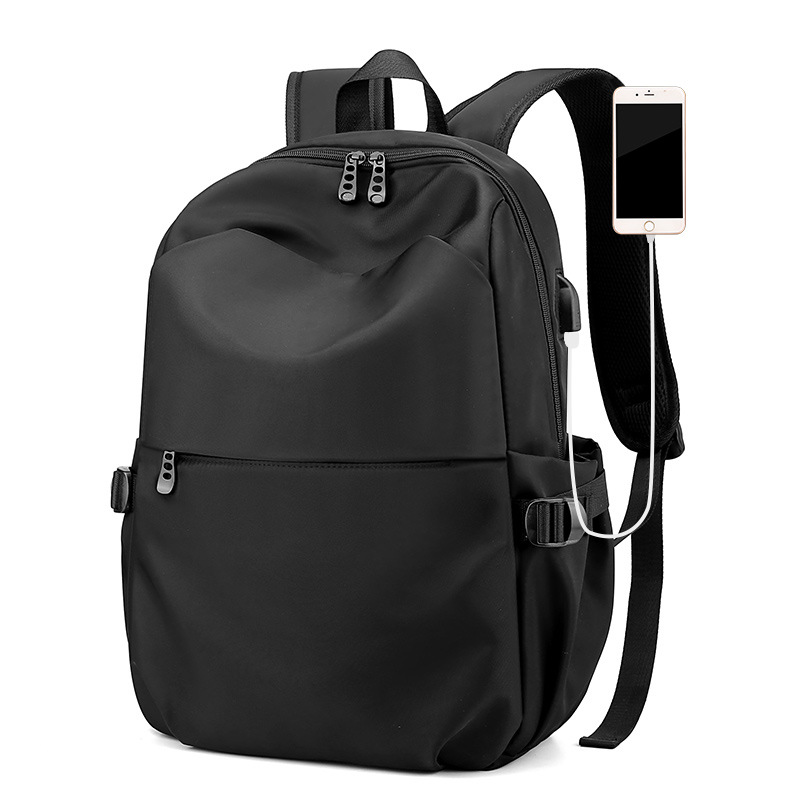 The new men's business backpack is simple, multi-functional, has a large capacity and can be equipped with a logo Item Picture