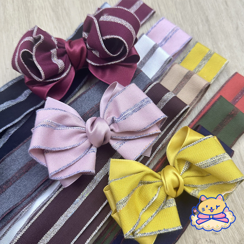 Terylene Cotton Chaotic Cotton Interstriped With Handmade Diy Hair Accessories Bow Material Clothing Straw Hat Accessories Gift Box Packaging Specification drawing