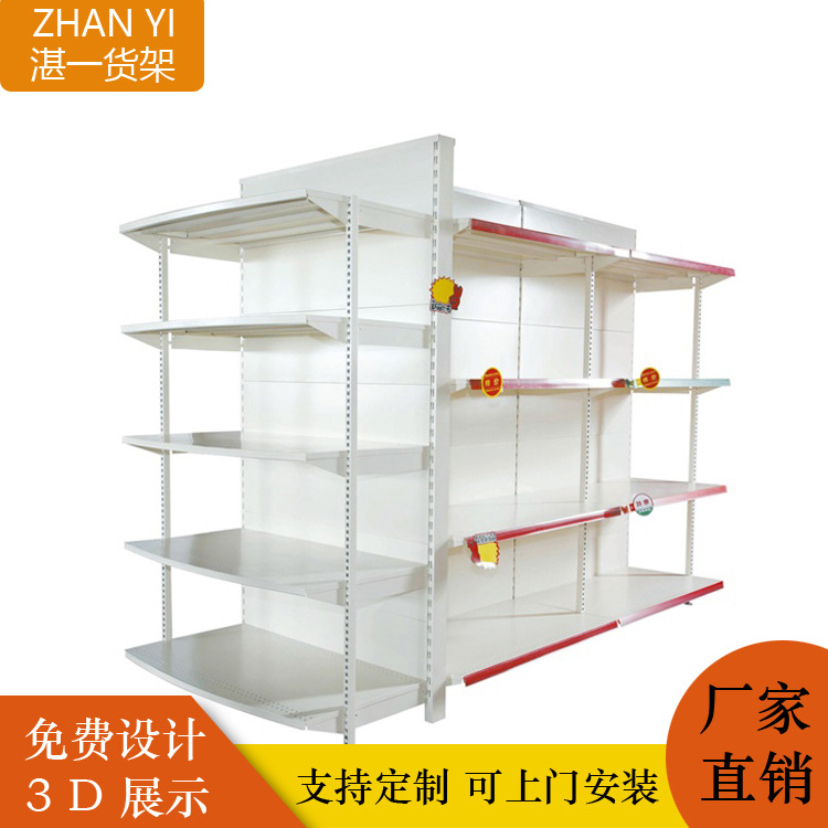 Supermarket Shelves Convenience Store Display Shelves Stationery Store Shelves Multi-Layer Single-Sided Double-Sided Storage Rack details Picture
