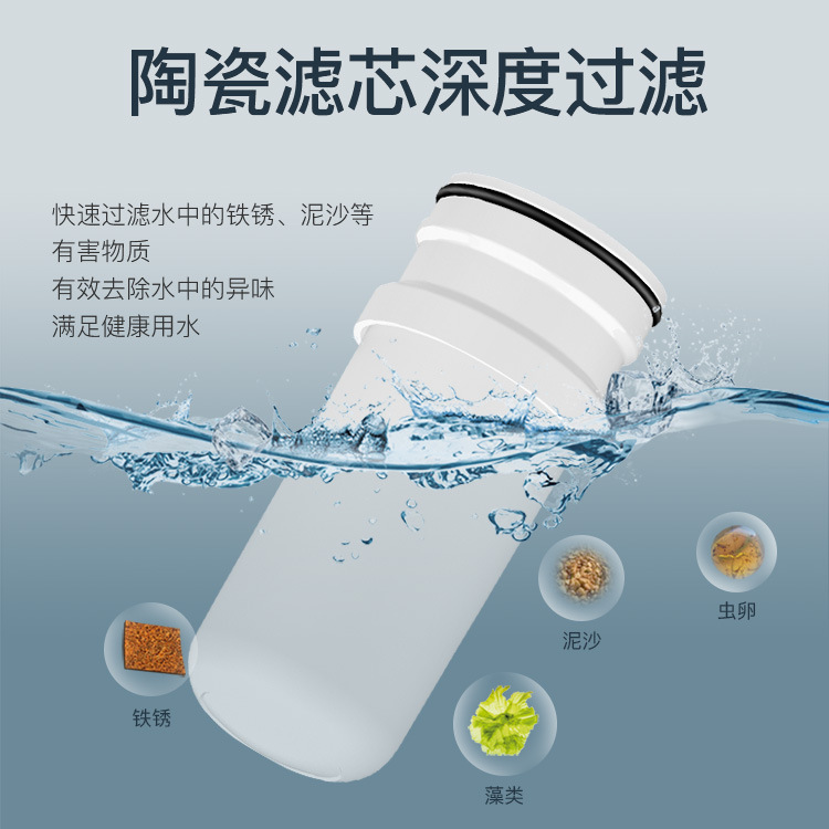 Home cocina grifo filtros agua del grifo straigdrink máquina de agua pura filtro de cerámica filtro de cartucho purificador de agua Faucet filter Specification image