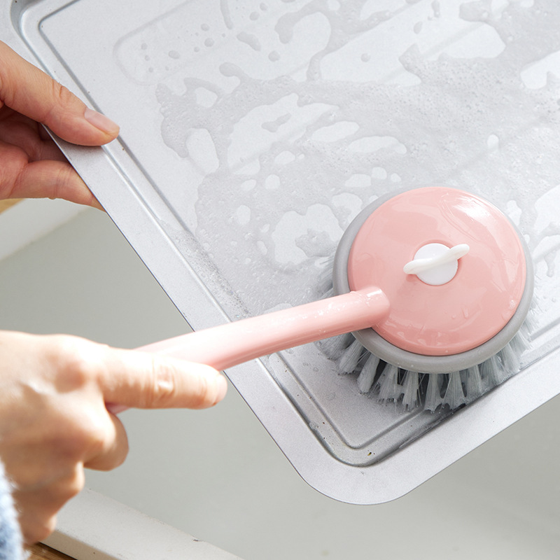 芸露去污长柄洗锅刷厨房用品洗碗刷家用洗锅刷子水槽灶台清洁刷详情图2